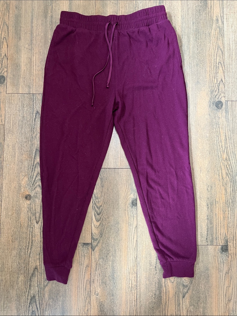 Victoria's Secret Ribbed Joggers - Berry